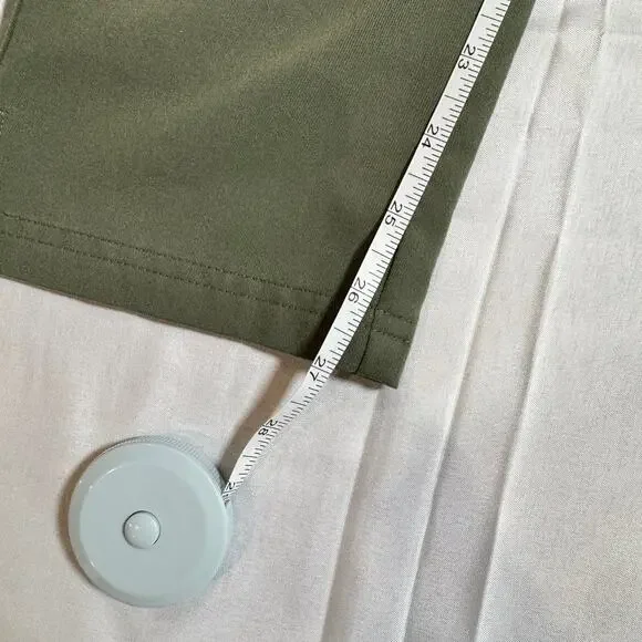 Figs Yola Skinny Moss Green Scrub Pants Women's XS Orange String & Zipper - Picture 8 of 10